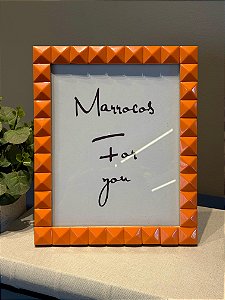 Porta Retrato - Resina - Foto 20 x 25 - Laranja