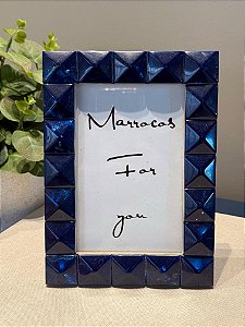 Porta Retrato - Resina - Foto 10 x 15 - Azul