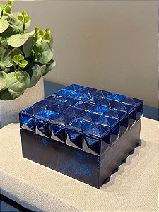 Caixa Decorativa - Resina - Azul