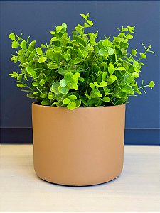 Cachepot em Cerâmica - Capuccino- 15CM