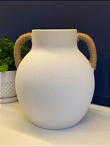 Vaso - Cerâmica - Sisal - 28CM