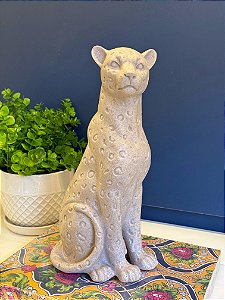Onça Decorativa - Resina - G
