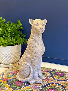 Onça Decorativa - Resina - M