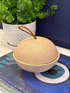 Pote - Cerâmica - Bege - M