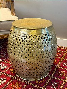 Banco - Alumínio - Ouro Velho - Garden Seat - Arabesco
