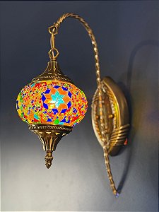 Arandela Turca - Bivolt - Médio - Colorida