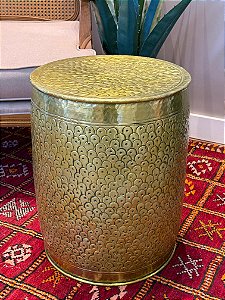 Banco - Alumínio - Ouro Velho - Garden Seat