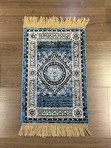 Tapete - índia - 0,40x0,60 - Azul Claro