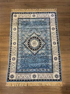 Tapete - índia - 1,0x1,40 - Azul Claro