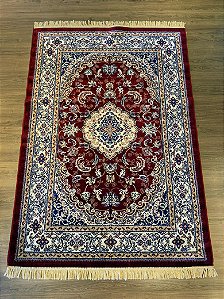 Tapete - índia - 2,0x1,40 - Vermelho