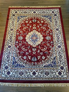 Tapete - índia - 2,0x2,50 - Vermelho