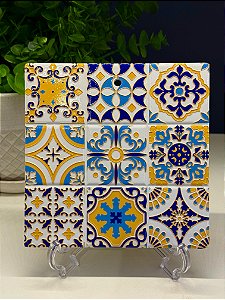 Azulejo - Decorativo - Cerâmica - Colorido