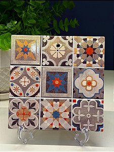 Azulejo - Decorativo - Cerâmica - Colorido