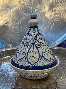 Tagine Saleiro - Modelo Marrocos - Azul