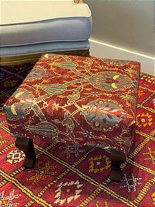 Banqueta Jacquard Turquia - Vermelho