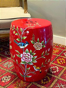 Seat Garden - Banco - Ceramica - Vermelho e Colorido