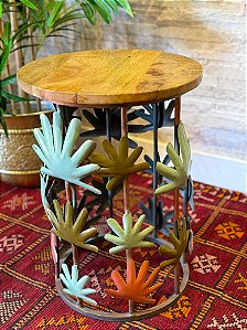 Mesa - Madeira e Ferro - Colorido