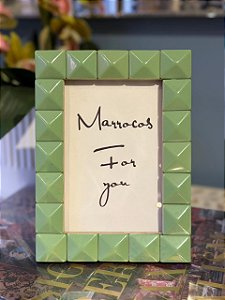 Porta Retrato - Resina - Foto 10 x 15 - Verde Claro