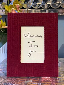 Porta Retrato - Camurça - Foto 10 x 15 - Marsala