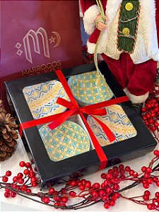 Kit 4 Bowls - Cerâmica - Turquesa e Amarelo