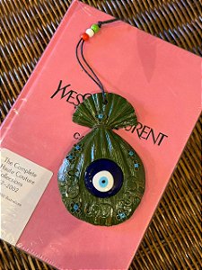 Olho Grego Decorativo - Ornamento para parede ou mesa - Em Murano