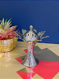 Incensário Metal Prata