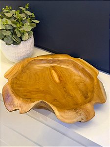 Centro de Mesa - Madeira Maciça - 48CM