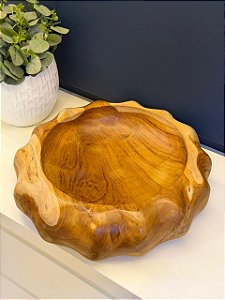 Centro de Mesa - Madeira Maciça - 40,5CM