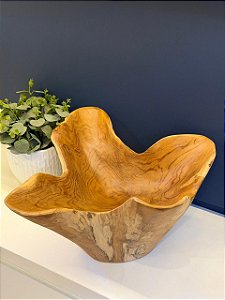 Centro de Mesa - Madeira Maciça - 48CM