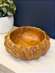 Centro de Mesa - Madeira Maciça - 31CM