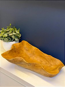 Centro de Mesa - Madeira Maciça - 58CM