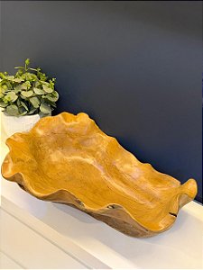 Centro de Mesa - Madeira Maciça - 61CM