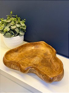 Centro de Mesa - Madeira Maciça - 42CM