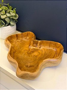 Centro de Mesa - Madeira Maciça - 44CM