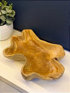 Centro de Mesa - Madeira Maciça - 42CM