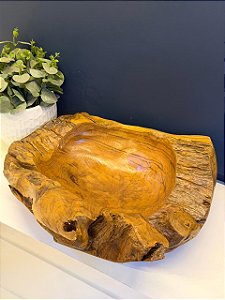 Centro de Mesa - Madeira Maciça - 52CM