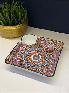 Petisqueira - Cerâmica - Colorido