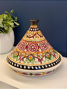 Tagine - Modelo Marrocos - Cuscuzeira - Cerâmica