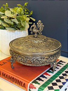 Pote em Alpaca - Prata Envelhecido