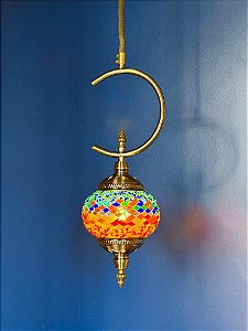 Luminária de Teto Turca Colorido M