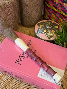 Pincel Decorativo - Escova - Vermelho Queimado