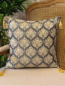 Capa Para Almofada - Jacquard - Tassel - Off White