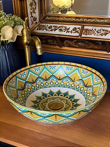 Cuba Sobrepor - Arabesco - Branco e Colorido