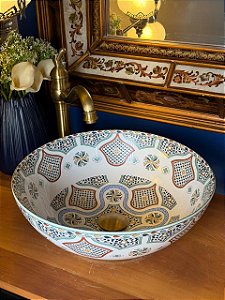 Cuba Sobrepor - Arabesco - Branco e Colorido