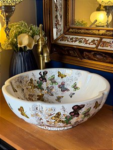 Cuba Sobrepor - Borboletas - Branco e Colorida