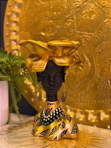 Africana - Decorativa - Resina - 22CM