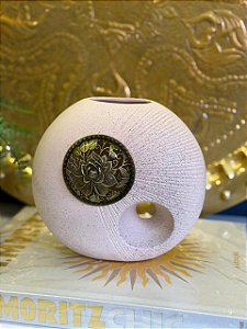 Vaso - Ceramica - Off White - 19CM