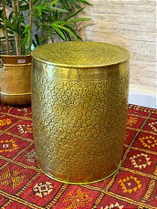 Banco - Alumínio - Garden Seat - Arabesco - Dourado