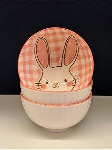 Bowl - Cerâmica - Rosa Claro - Tamanho Médio