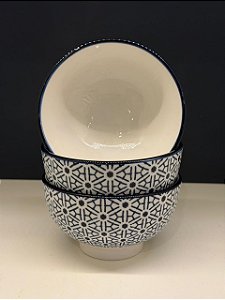 Bowl - Cerâmica - Azul - Tamanho Médio